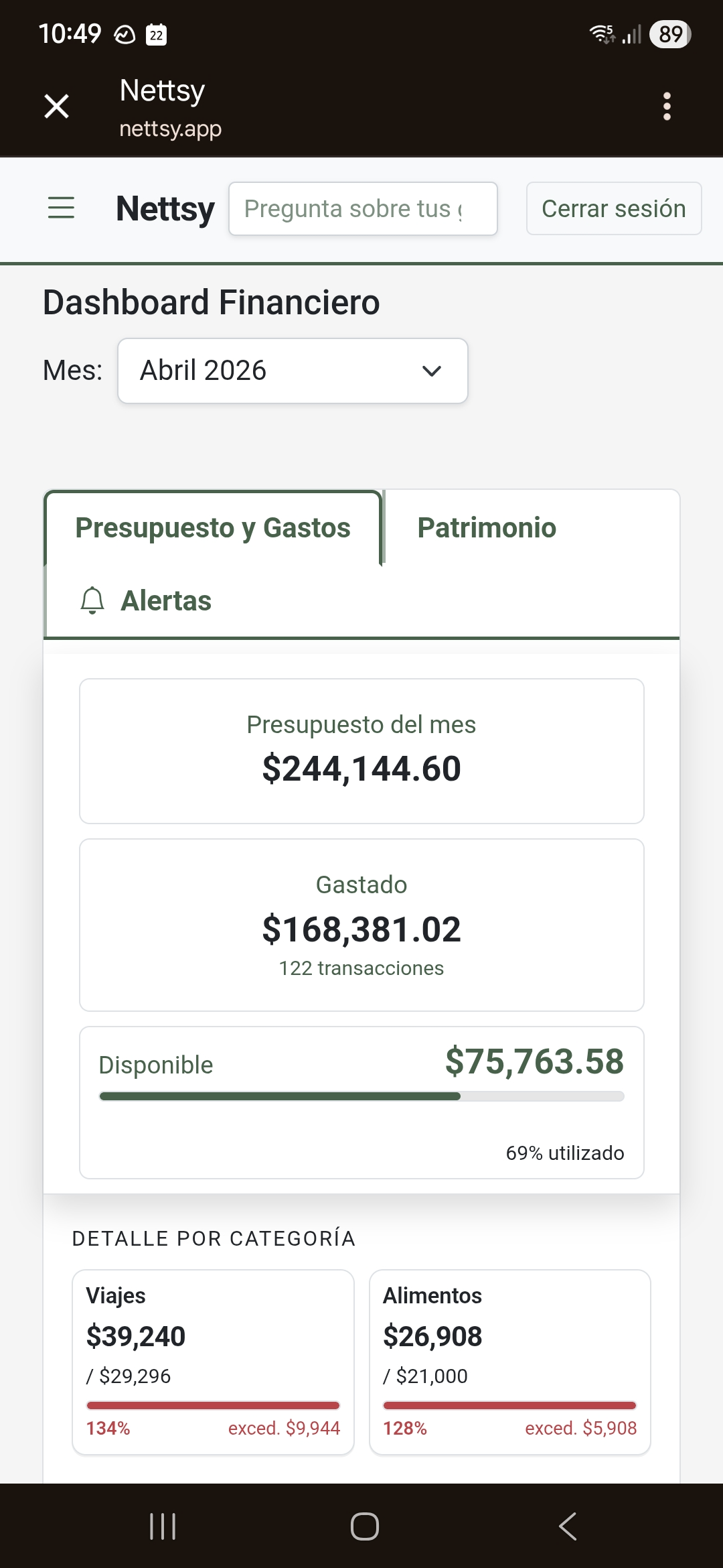 Nettsy en Android